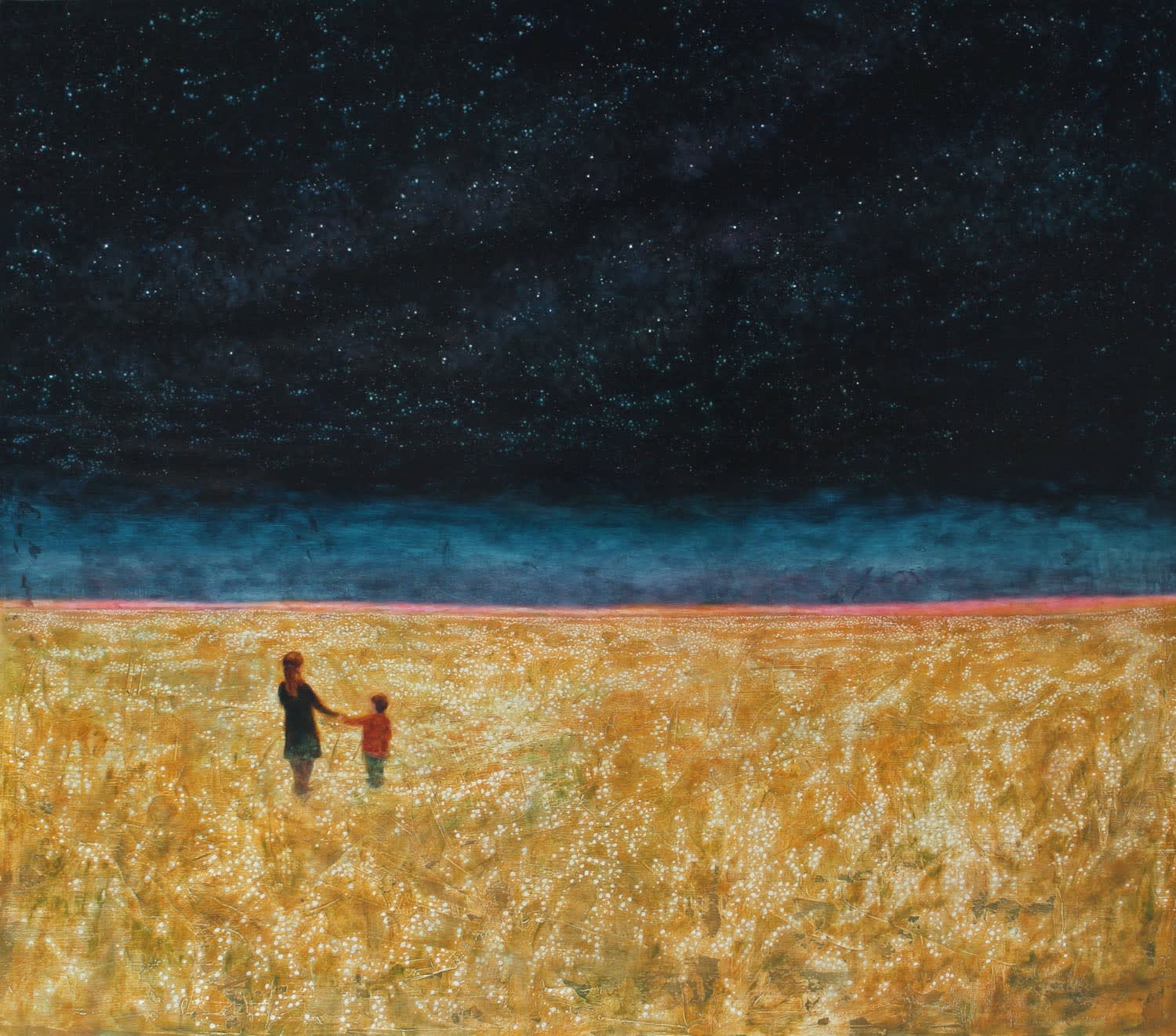 Daniel Ablitt 'Of Stars And Flowers', Oil on Panel