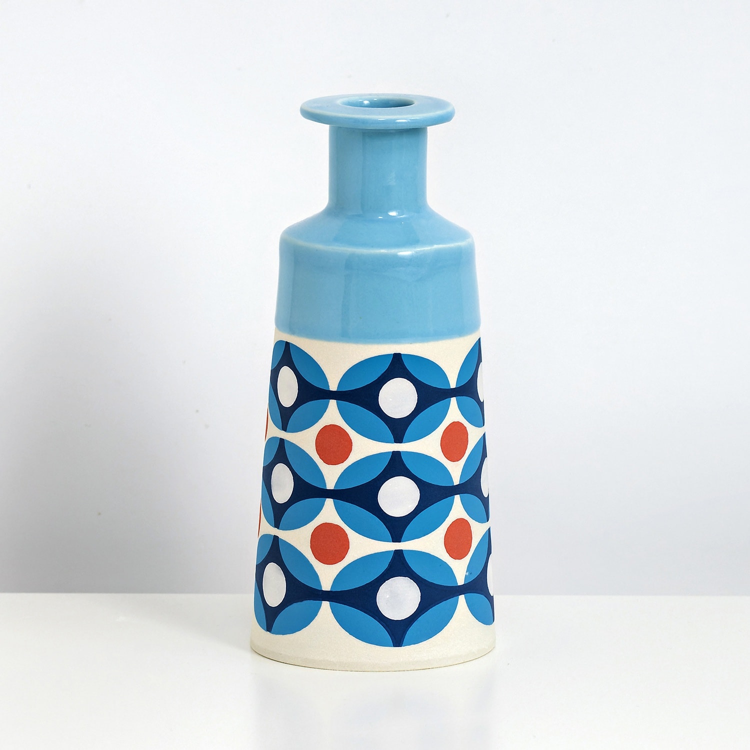 MapMap, Medium Cone Bottle - Blue & Red