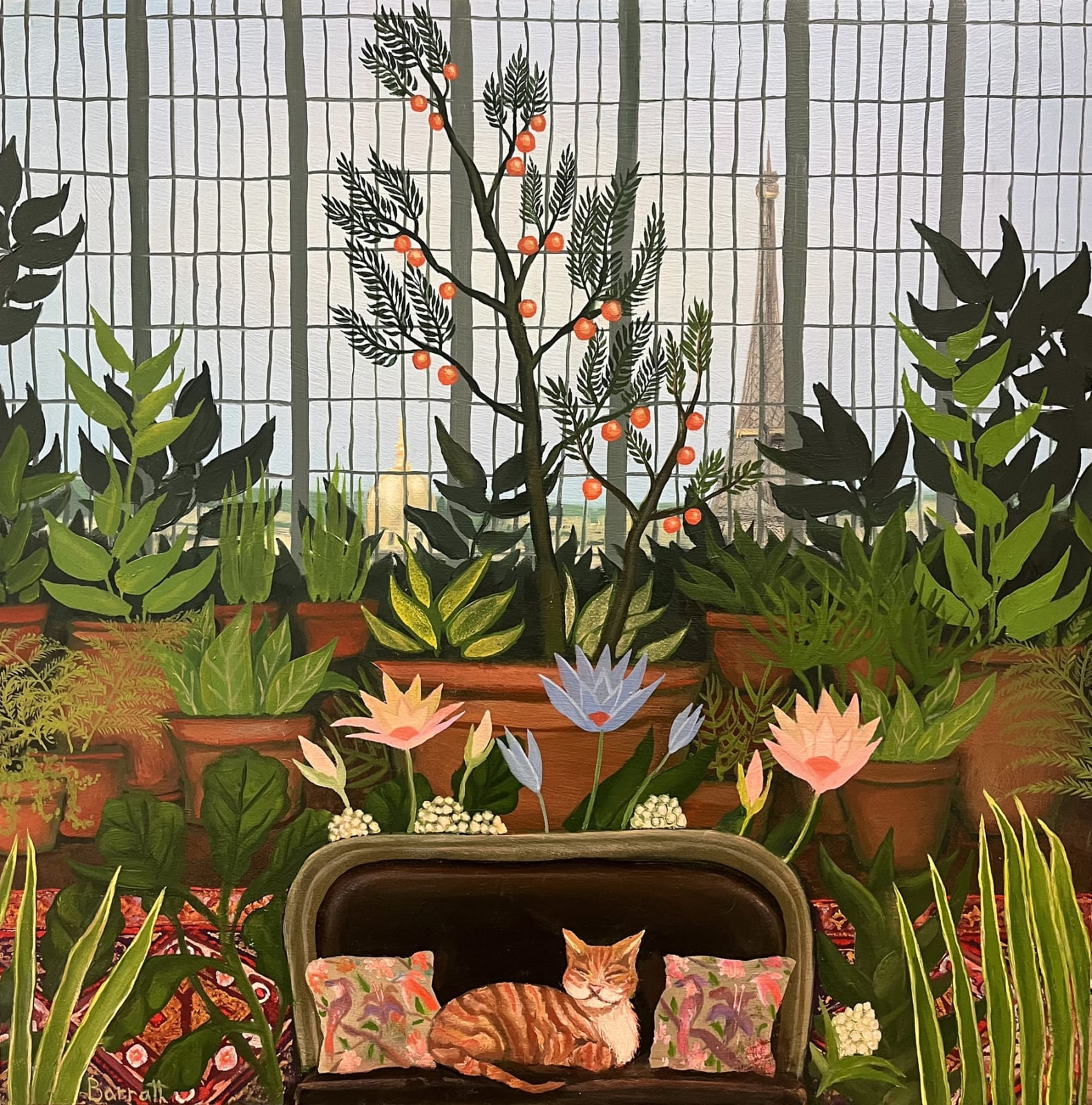 Mychael Barratt, Jungle in Paris (after Rousseau)