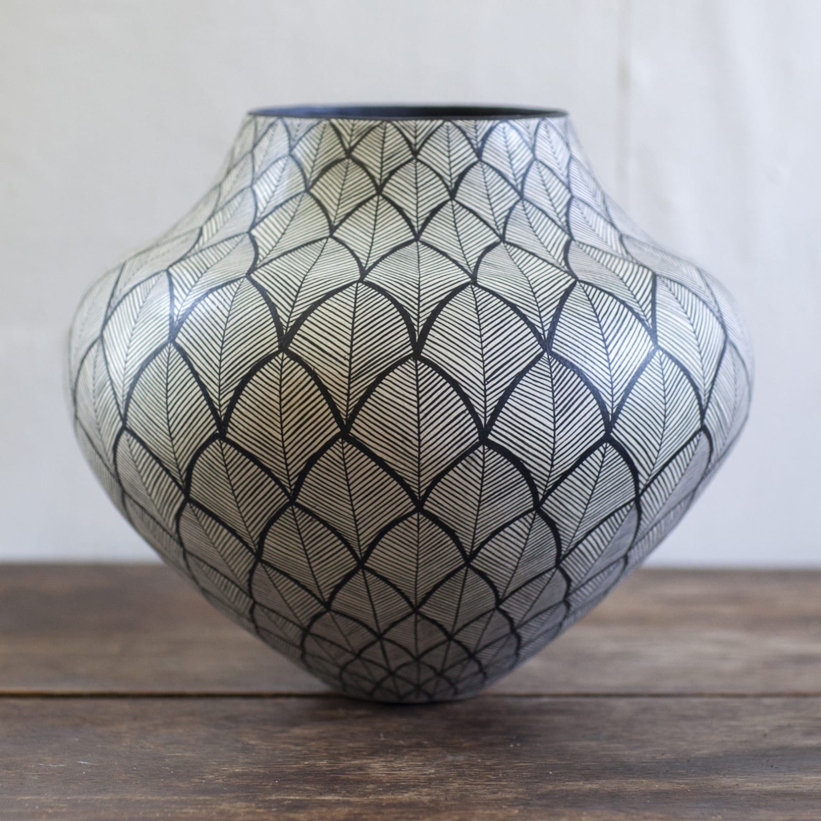 Ant & Di Edmonds - Tydd Pottery, Small Leaf Vessel, 2024