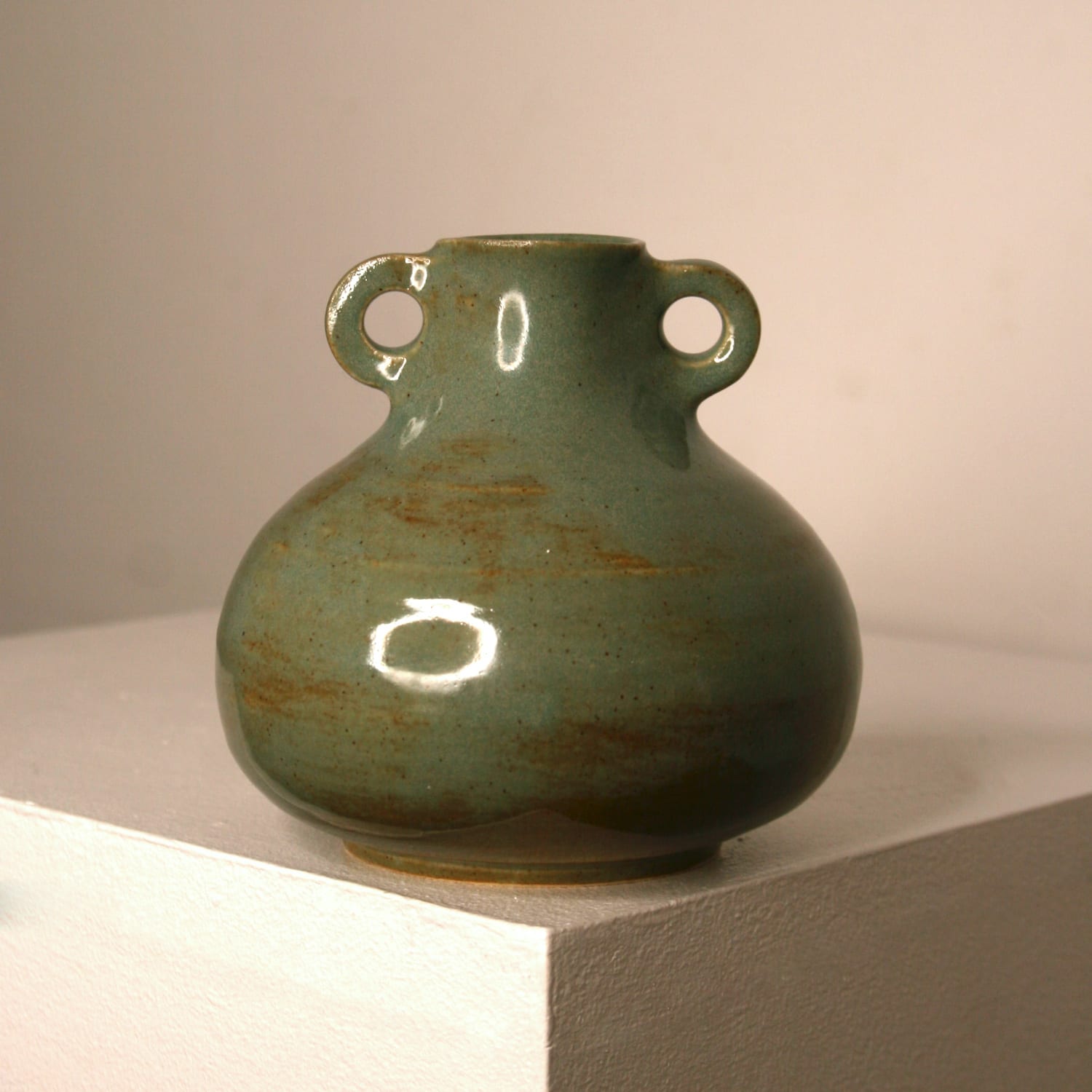 Lucy Physick, Teardrop Vase - Sage