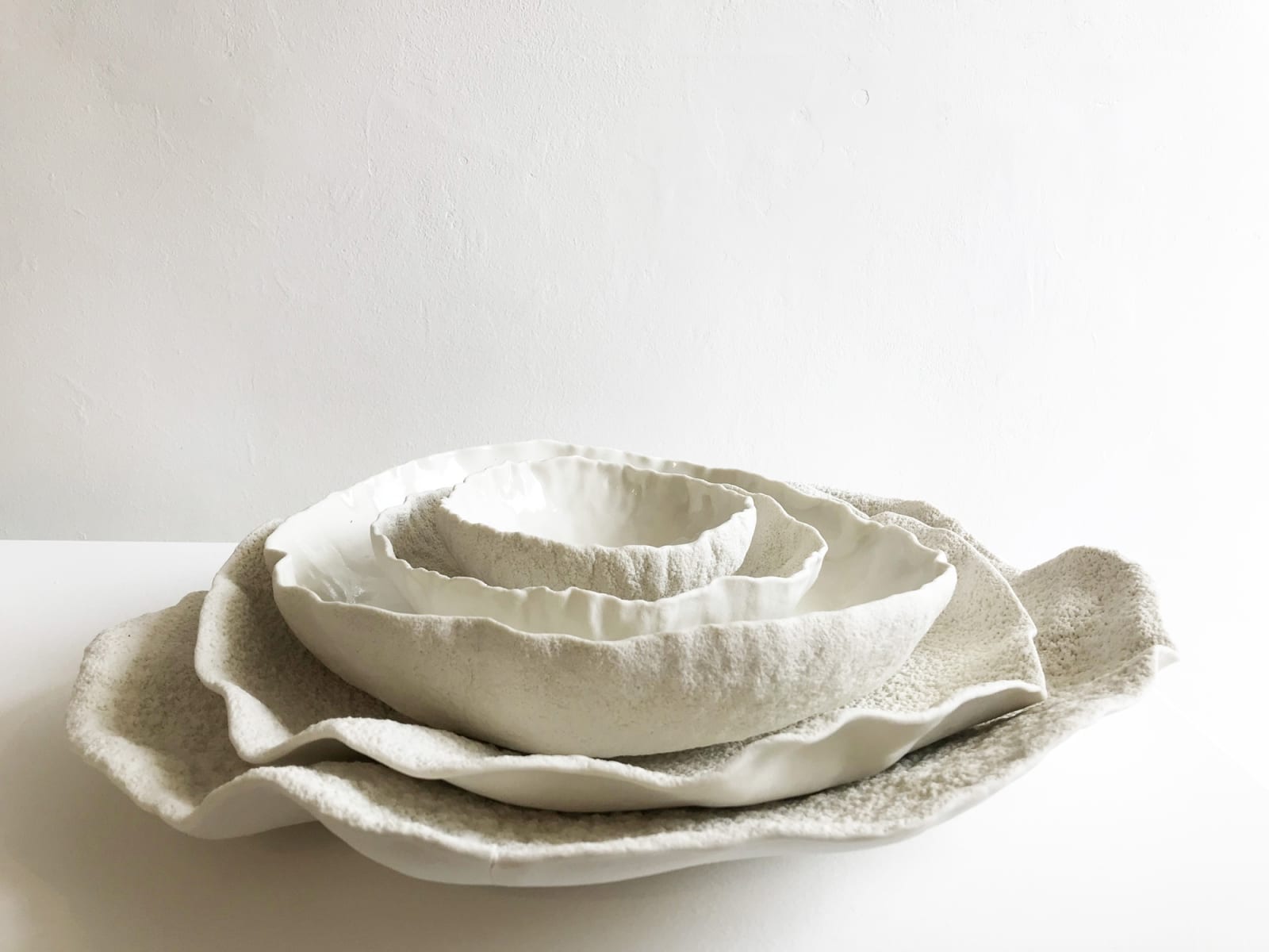 Emma Jagare, Coral Platter, Nest of 5, 2020