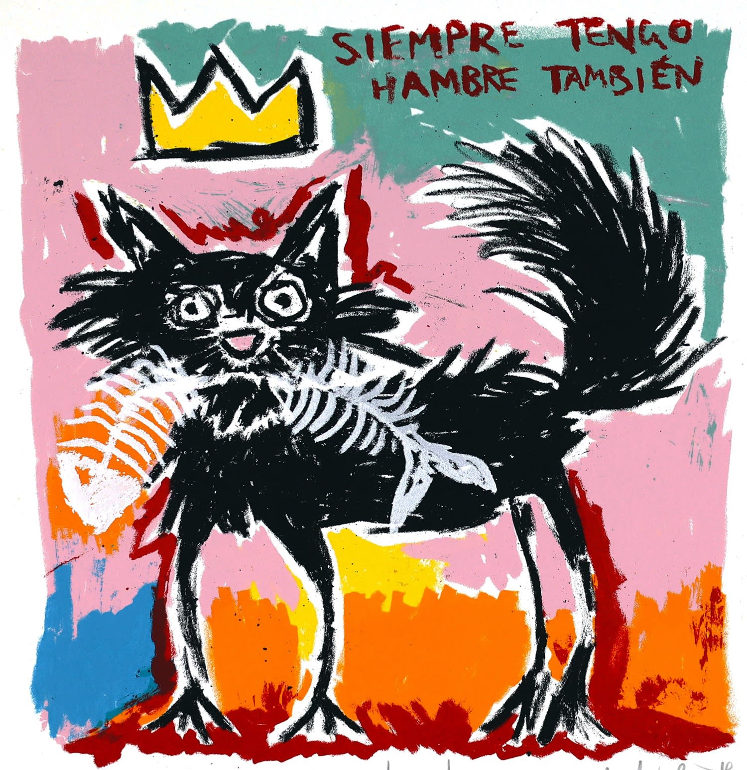 Mychael Barratt, Basquiat's Cat, 2025