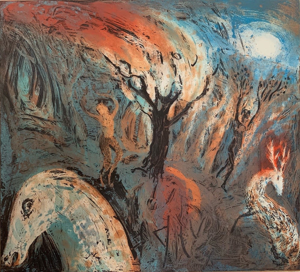 Flora McLachlan, Burning Tree, Cold Forest, 2020