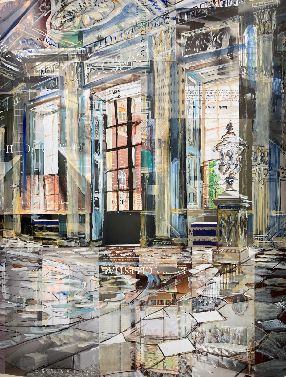 Alison Pullen, Osterley Park House Entrance Hall - Celestial , 2024