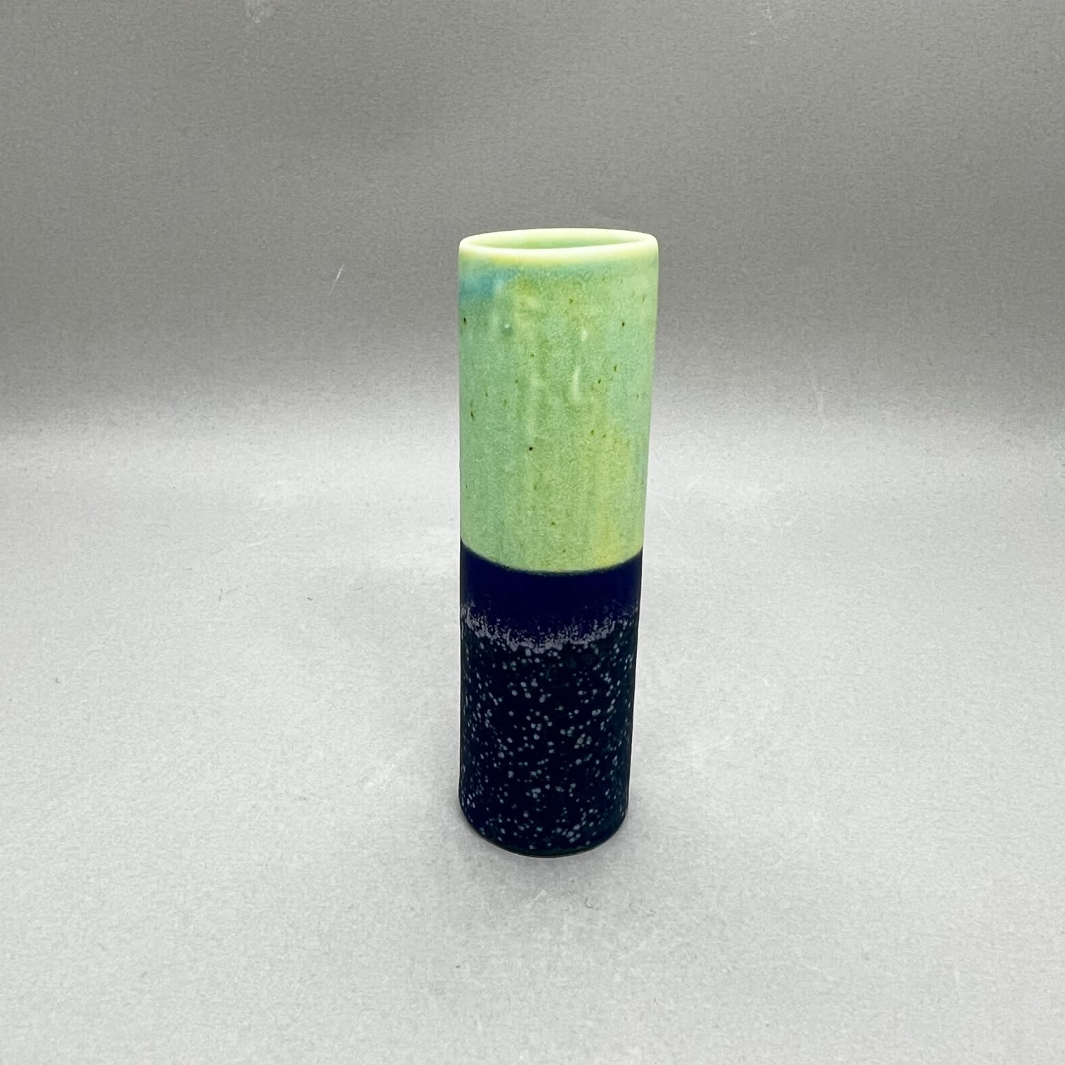 Yuta Segawa, Cylinder Vase - Small Aquamarine & Navy