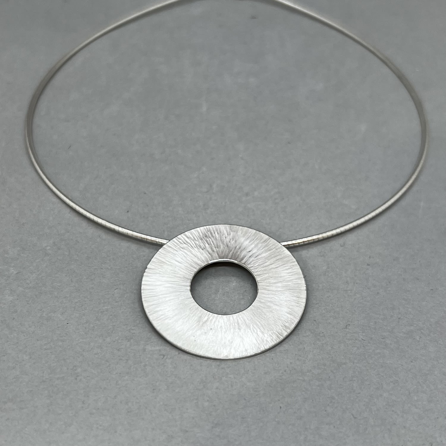 Emily Fermor, Sterling Silver Large Rays Pendant Necklace