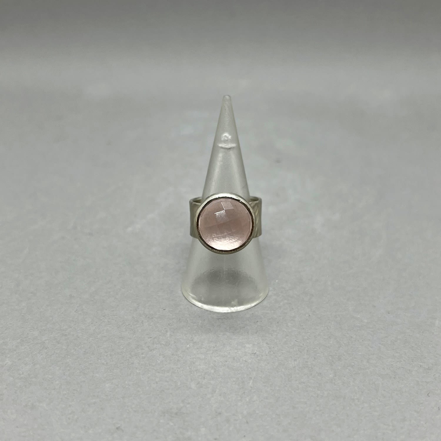 Emily Fermor, Rose Quartz & Sterling Silver Ring