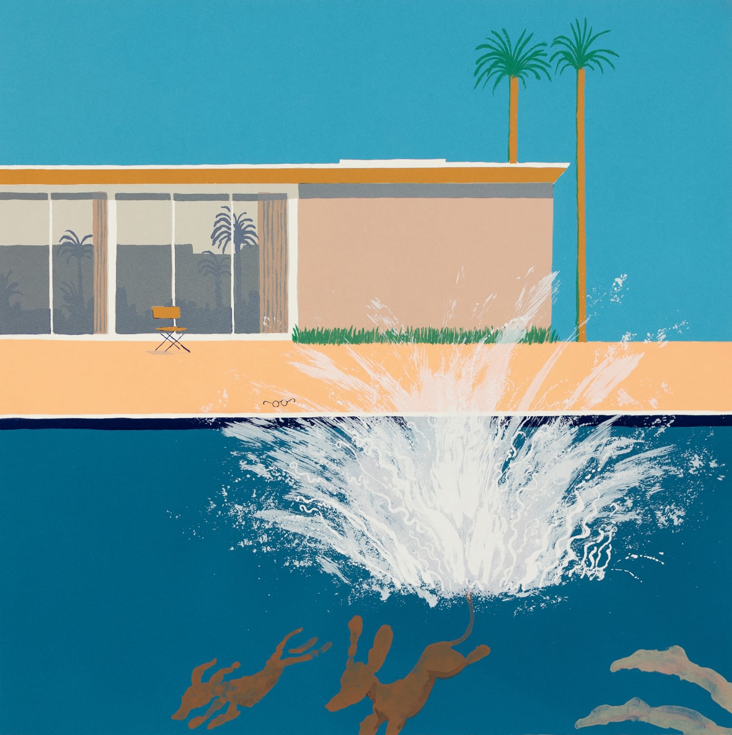 Mychael Barratt, Hockney's Dogs - Absolutely The Biggest Splash, 2025