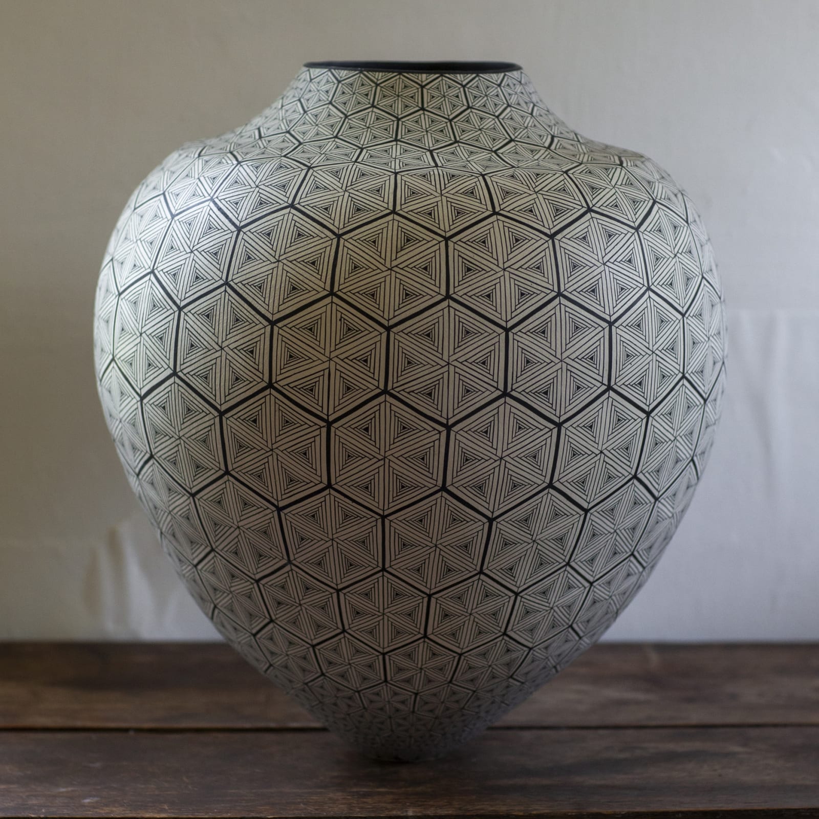 Ant & Di Edmonds - Tydd Pottery, Shipping to Germany - Large Hexagon Vessel , 2024