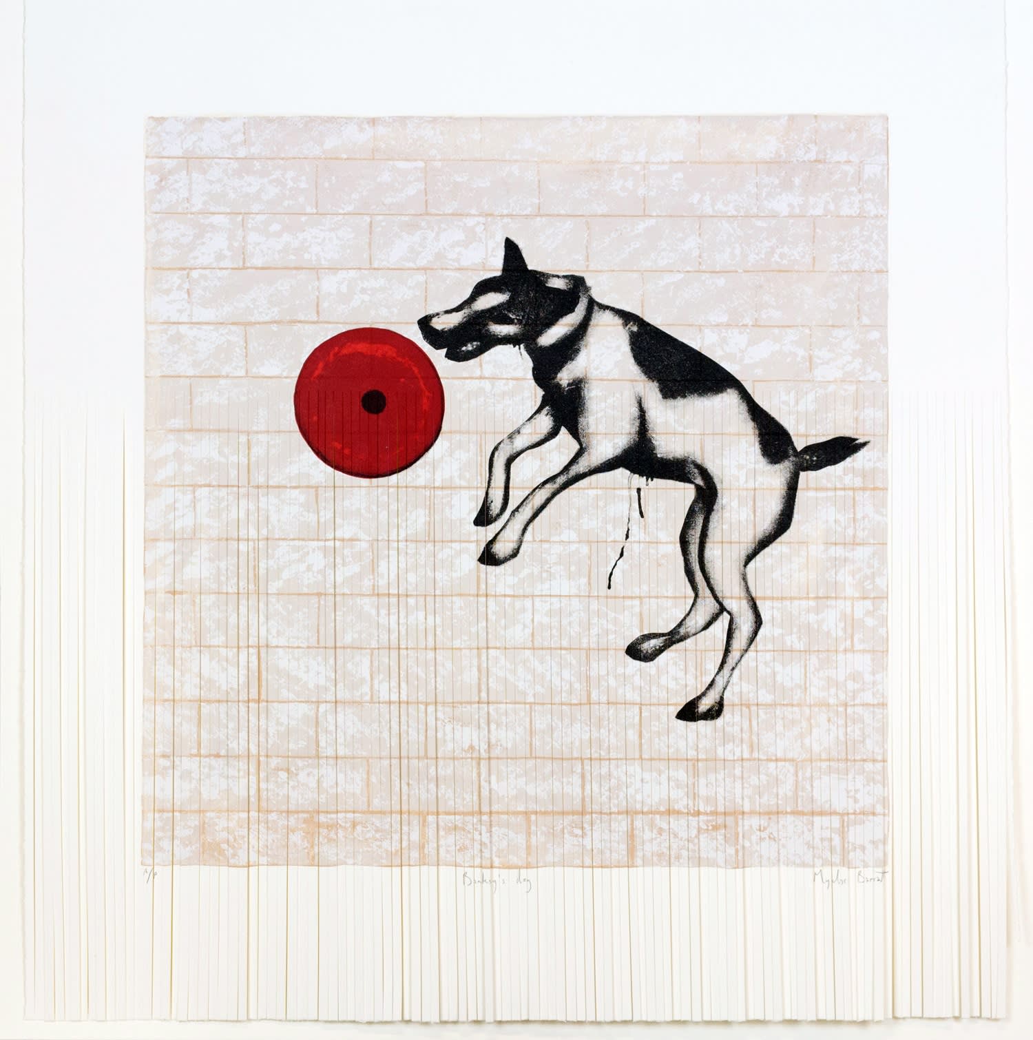 Mychael Barratt, Banksy's Dog (Shredded)