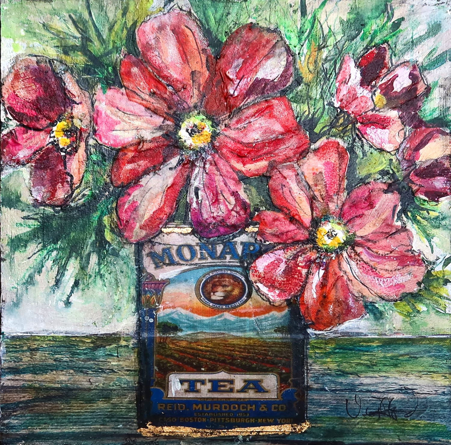 Vicky Oldfield, Cosmos & Tea , 2024