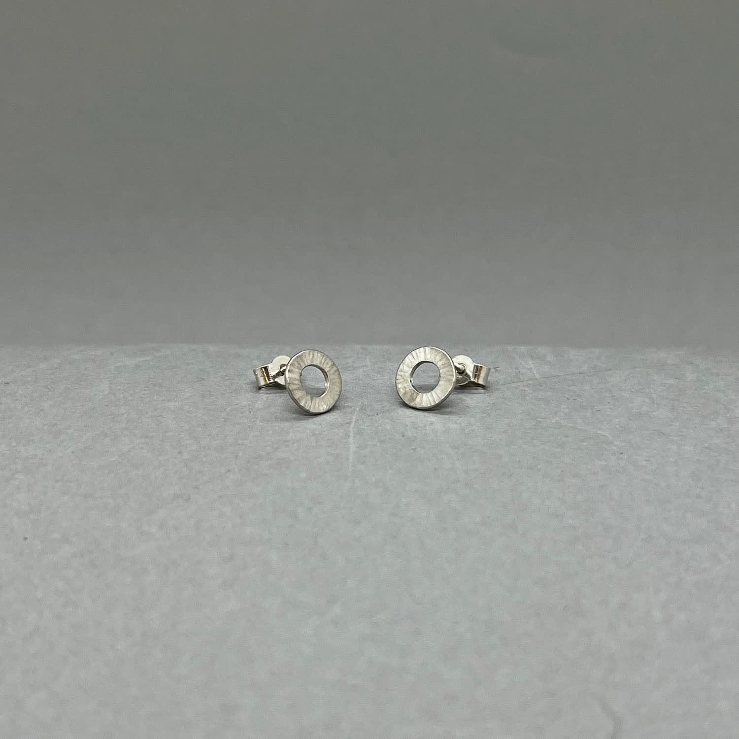 Emily Fermor, Sterling Silver Rays Studs - Small