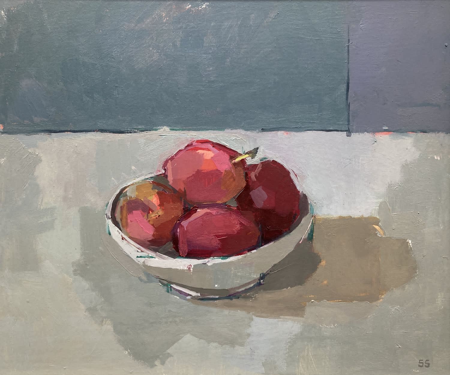 Sarah Spackman, Heatwave Allotment Plums, 2023