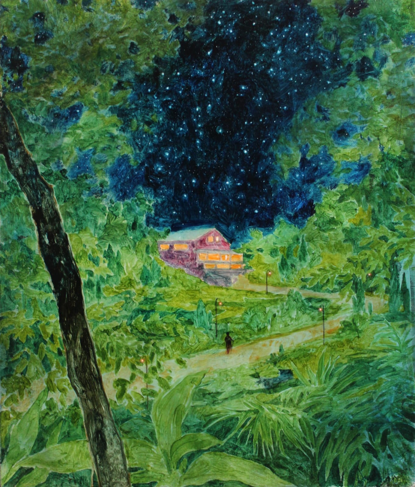 Daniel Ablitt 'Sanctuary (Study), Oil on Panel