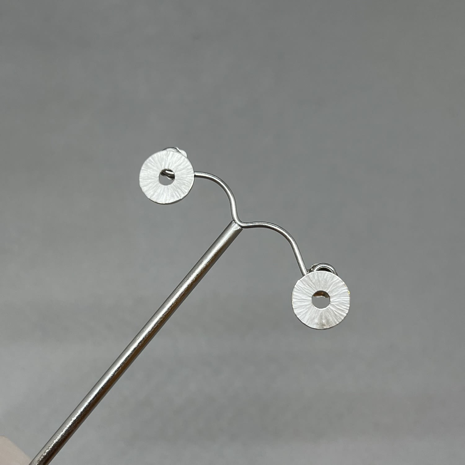 Emily Fermor, Sterling Silver Thick Rays Earring Studs