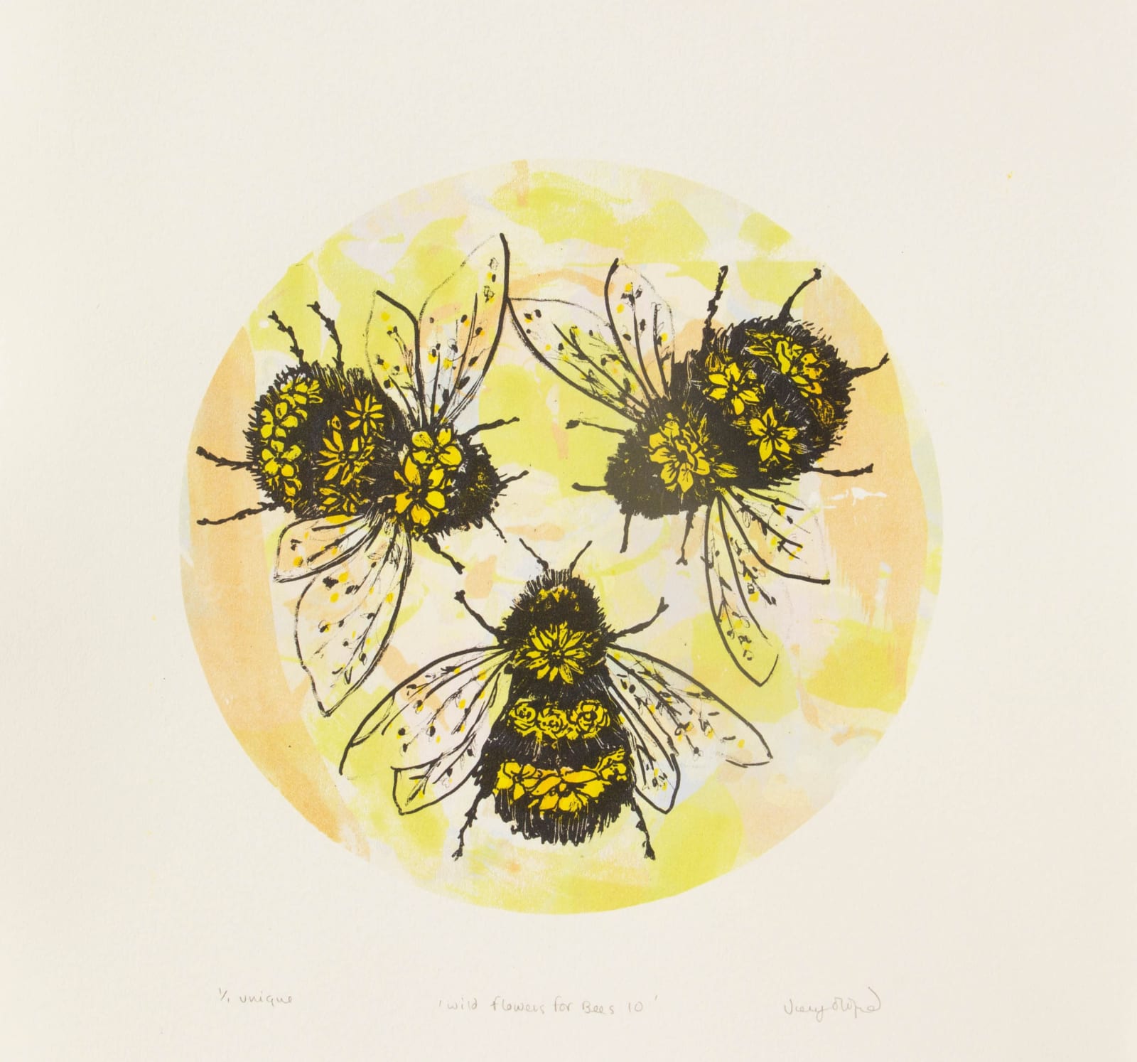 Vicky Oldfield, Wild Flowers for Bees Ten, 2020