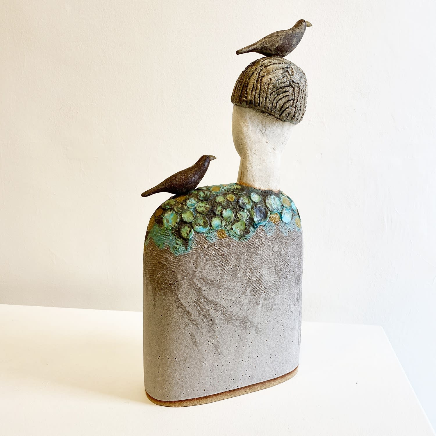 Jane Muir, Bird-Head, Green Tree , 2023