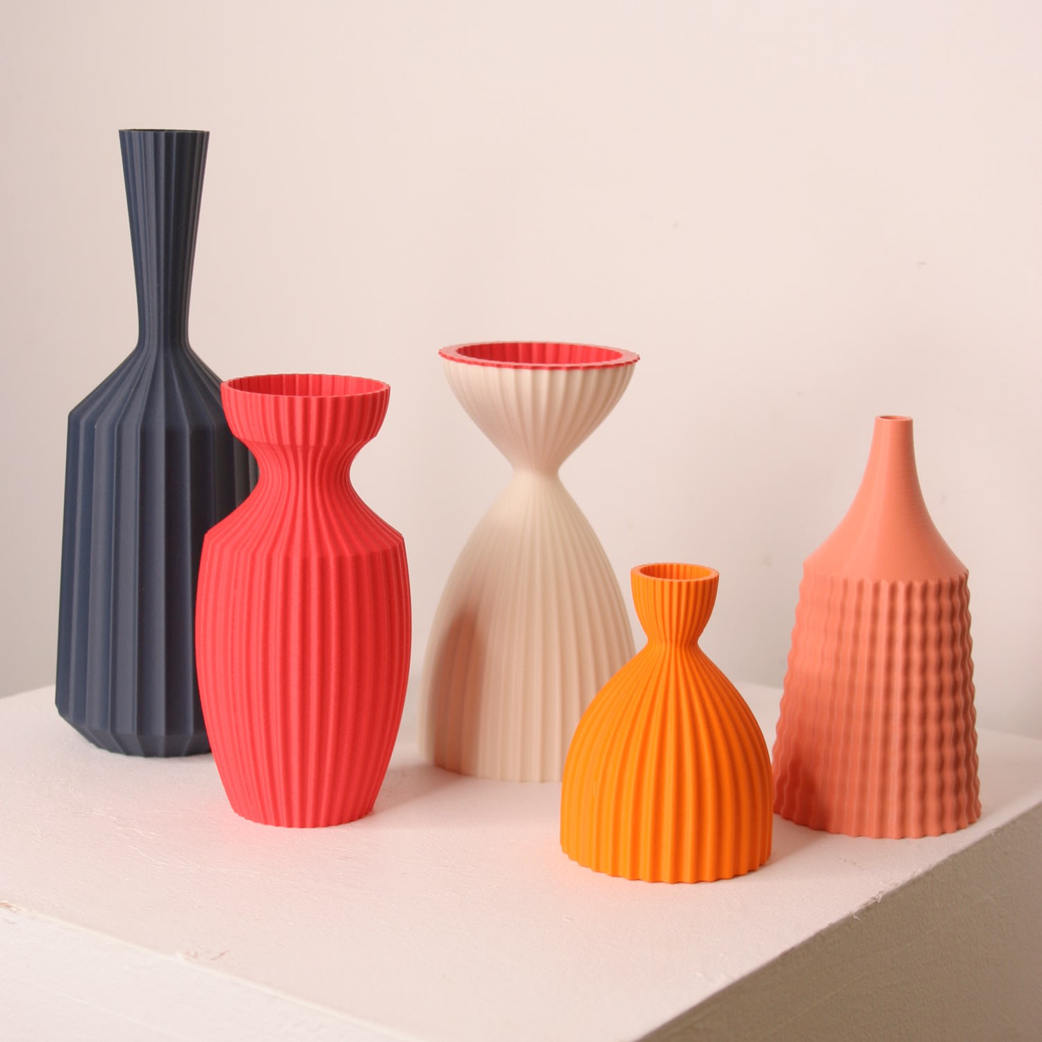 Keeley Traae, Extra Large Vase - Ink Blue