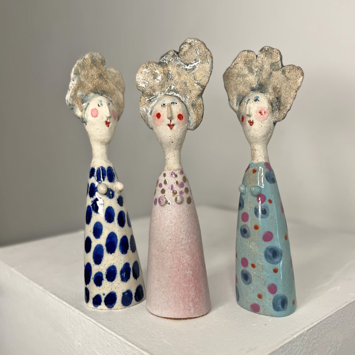 Jane Muir, Little Lady - Pink & Lilac Dots