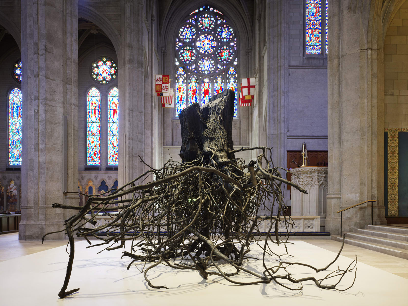 <p>Installation view: 'Unearthed', Grace Cathedral, San Francisco, California (2019)</p>