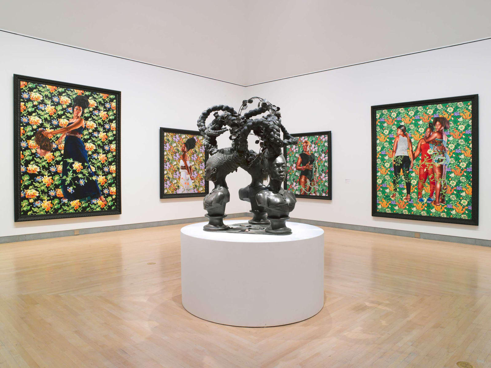 <p>Installation view: 'Kehinde Wiley: A New Republic', Brooklyn Museum, New York, NY (2015).</p>
