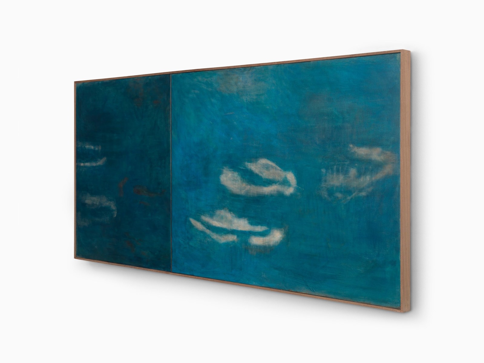 Nuria Maria, Blue Still (Diptych), 2025