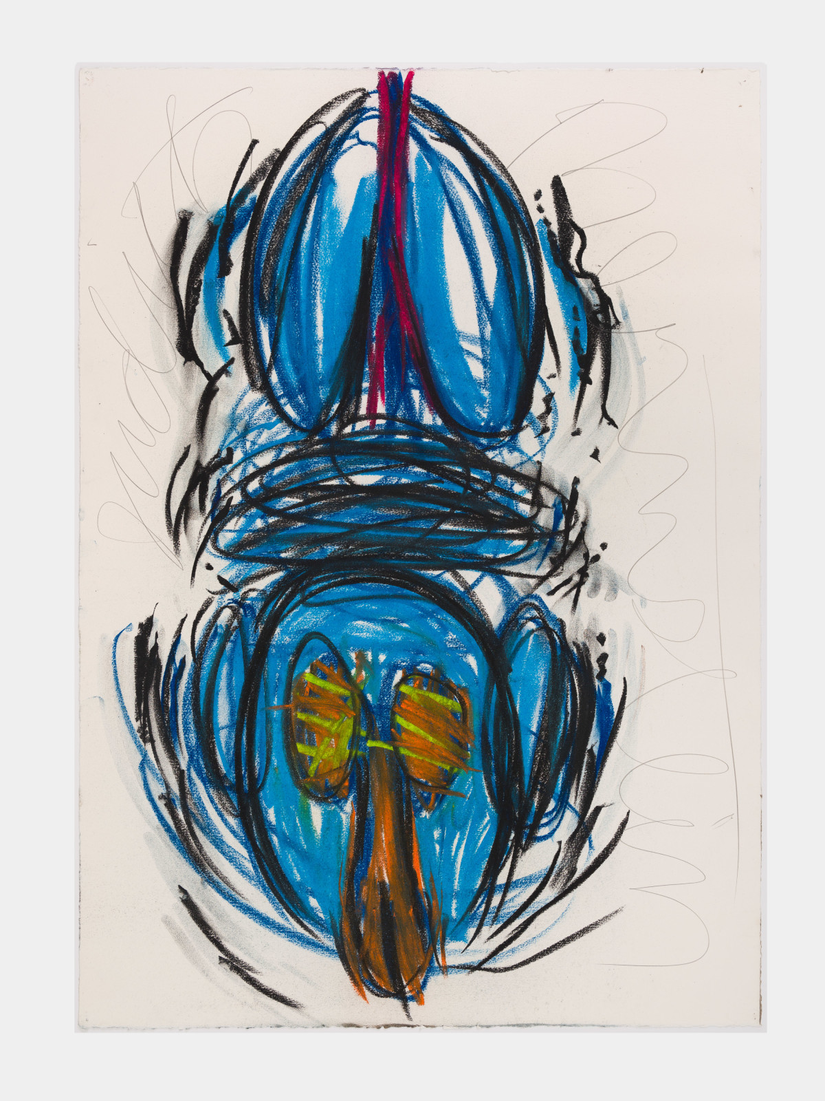 Judith Bernstein, Dick in a Head, 2015