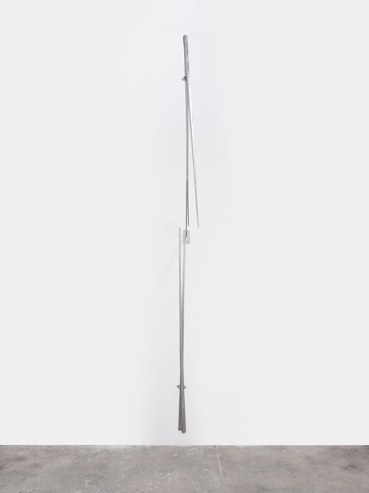 George Rickey, Column of Four Lines with Gimbals II (Wall), 1979