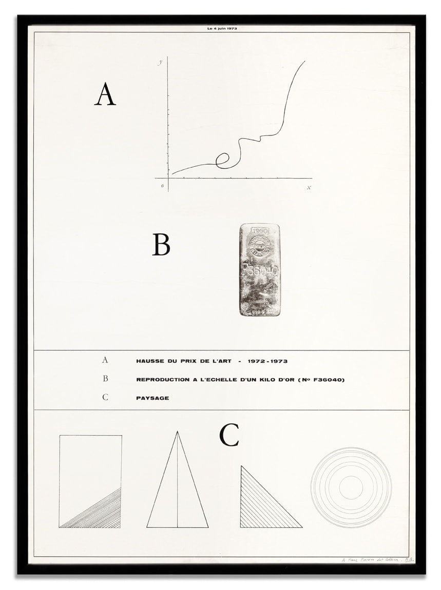 Marcel Broodthaers, Paysage d'automne, 1973
