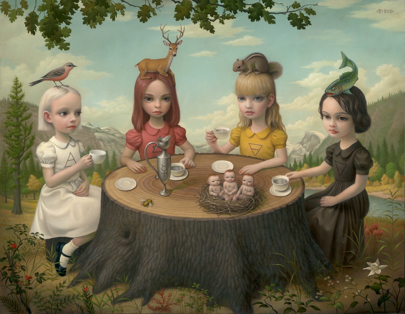 Mark Ryden, Allegory of the Four Elements (#59), 2006
