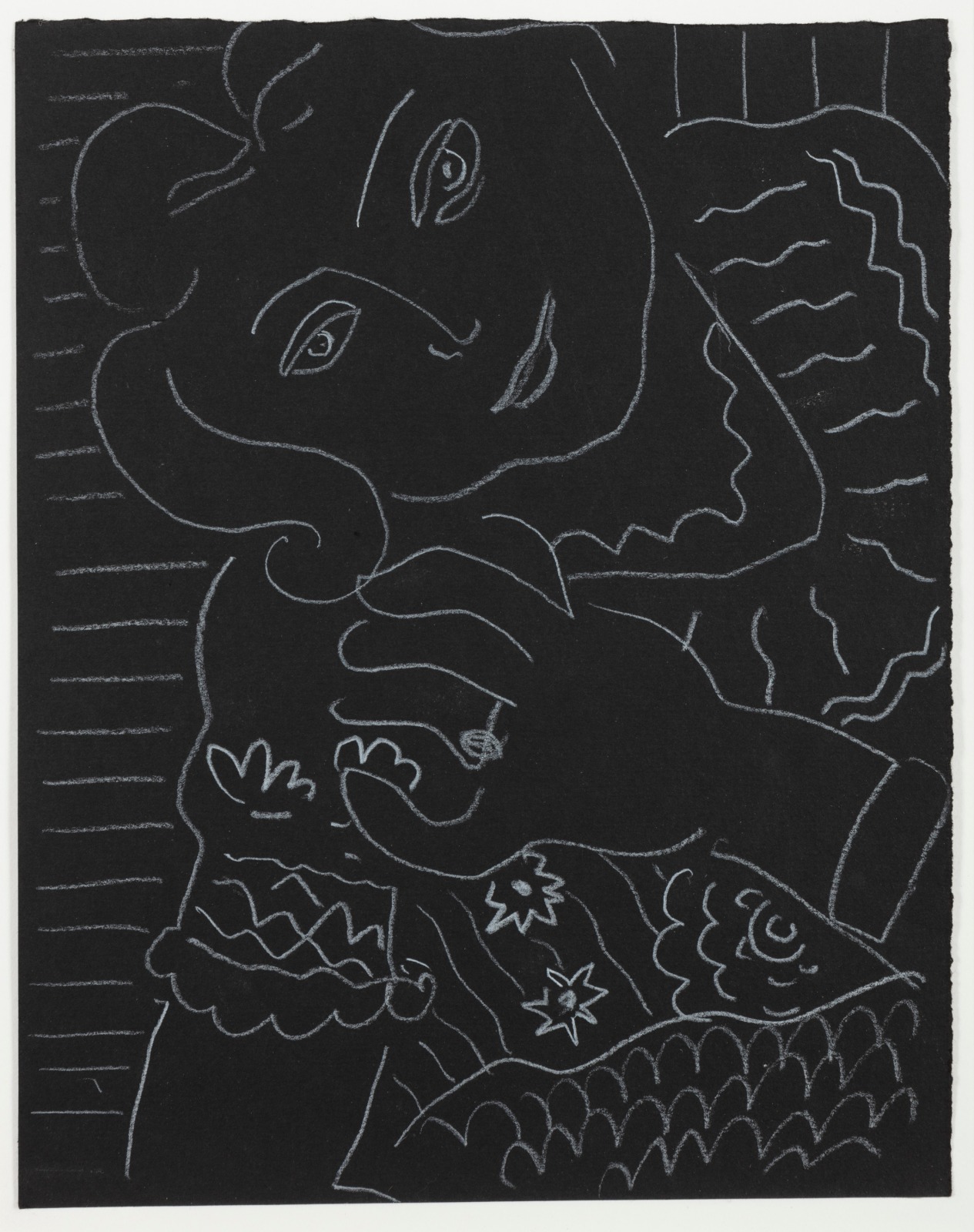 Henri Matisse, Figure, blouse à fleurs (Figure, Floral Blouse), 1936