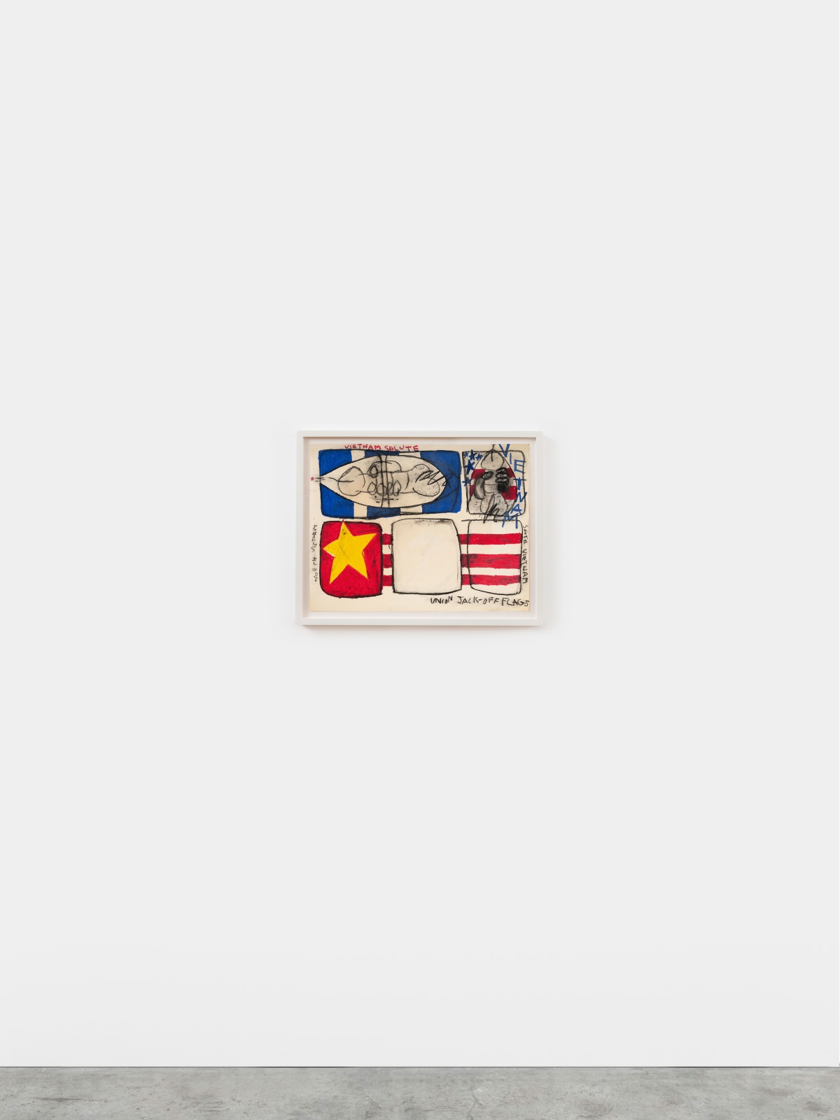 Judith Bernstein, Union Jack-Off Flag, 1967