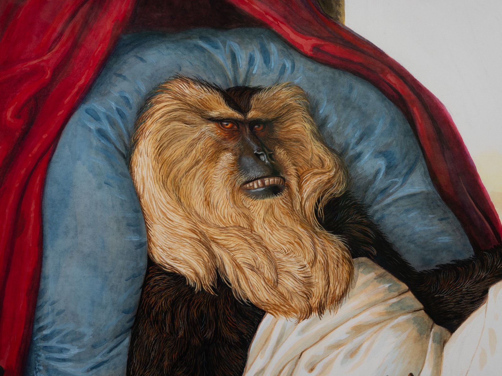 Walton Ford, Jack On His Deathbed, 2005