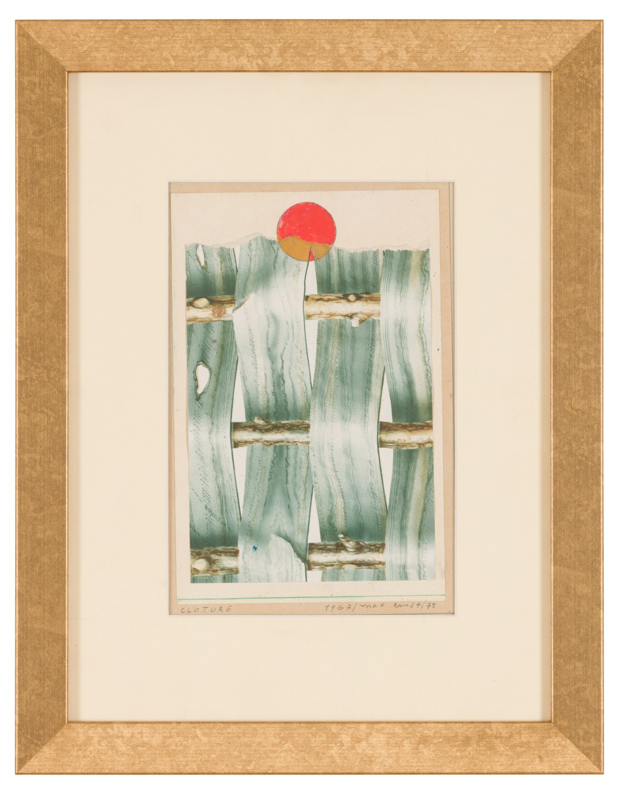 Max Ernst, Clôture, 1967/1975