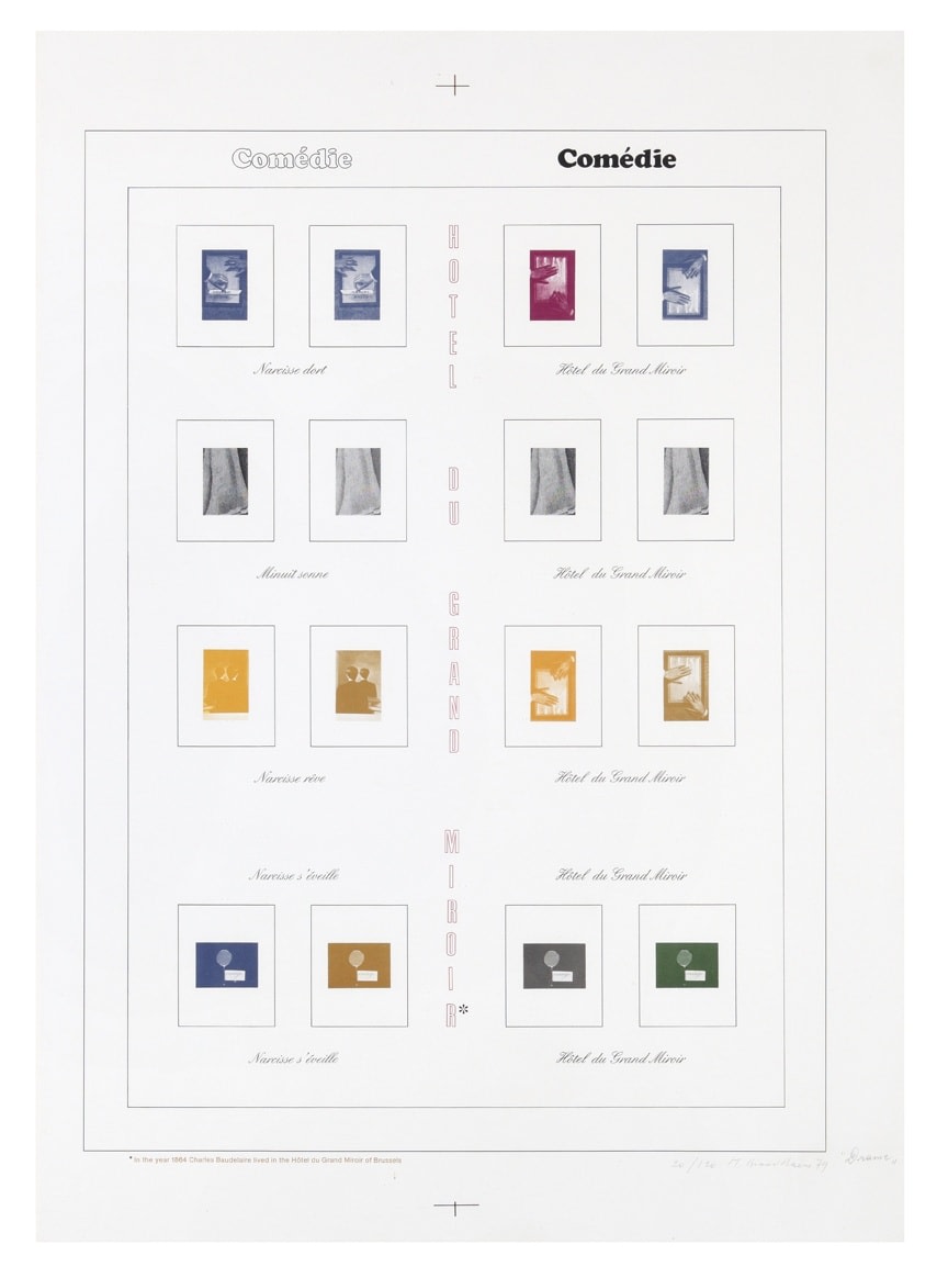 Marcel Broodthaers, Comédie, 1974