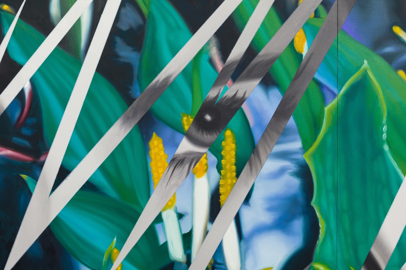 James Rosenquist, Welcome to Water Planet IV (close lightning), 1988