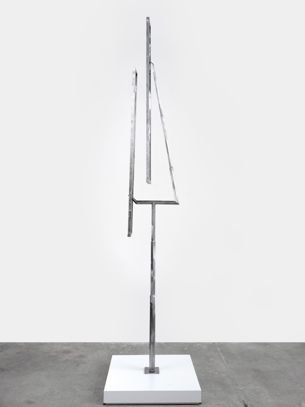 George Rickey, Open Rectangles One Up One Down Excentric with Acute Angle II, 1978