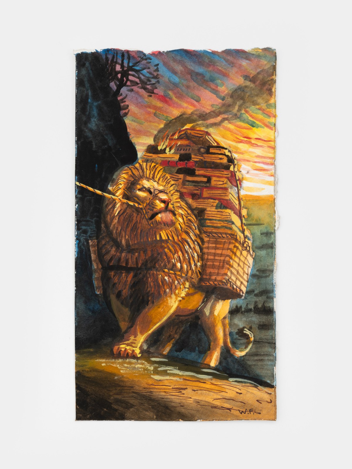 Walton Ford, Study for 'An Apparition', 2024