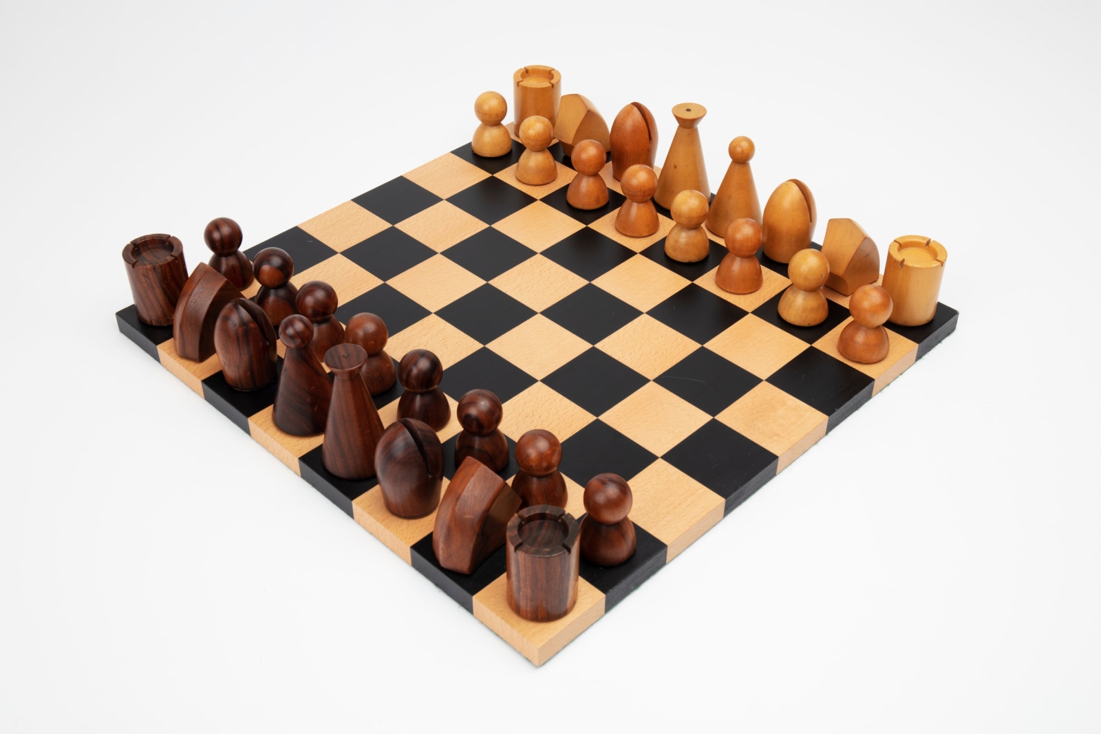 Man Ray, Chess Set and Table, c. 1940s