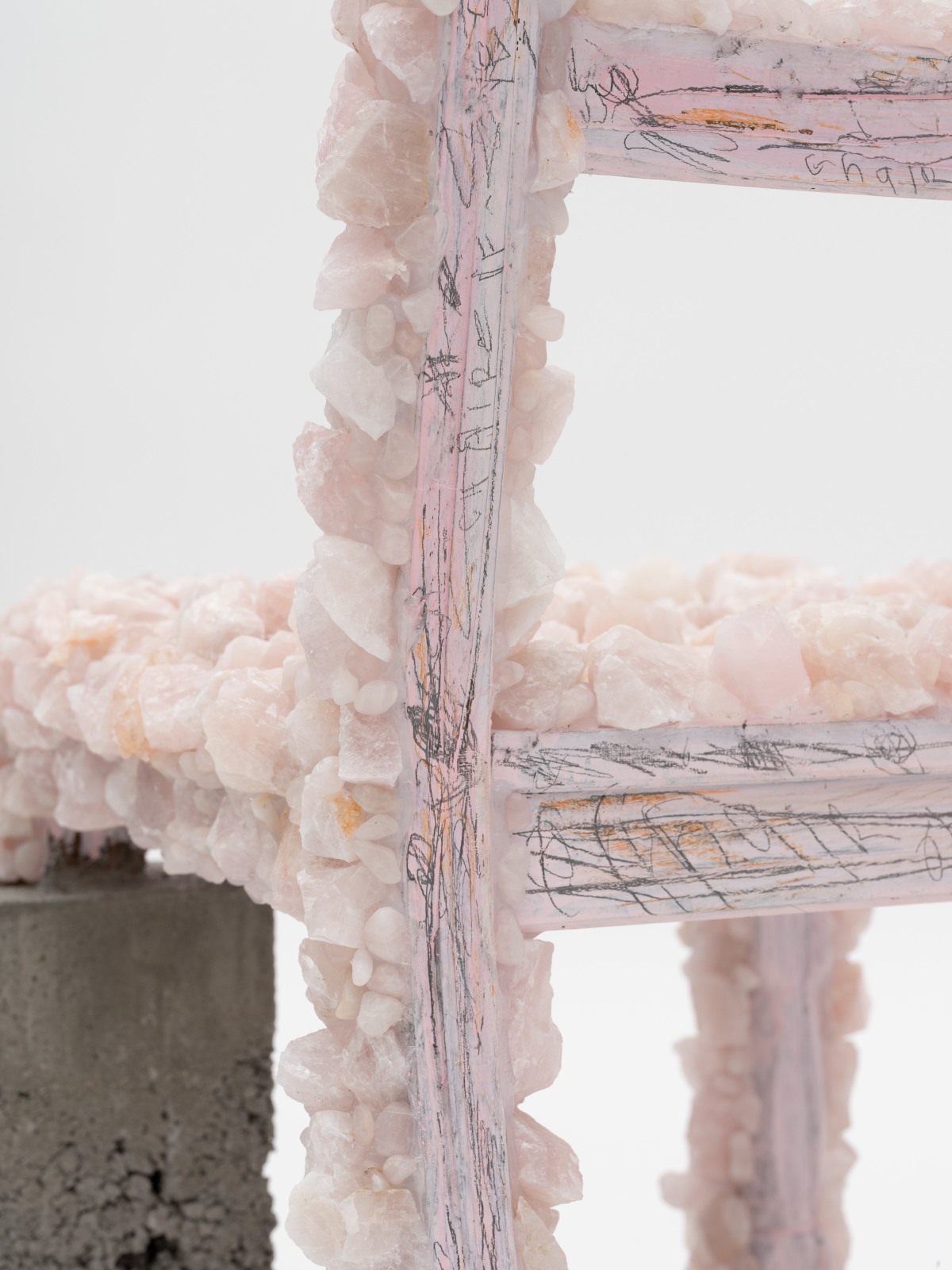 vanessa german, THE ROSE QUARTZ CHAIR, 2024