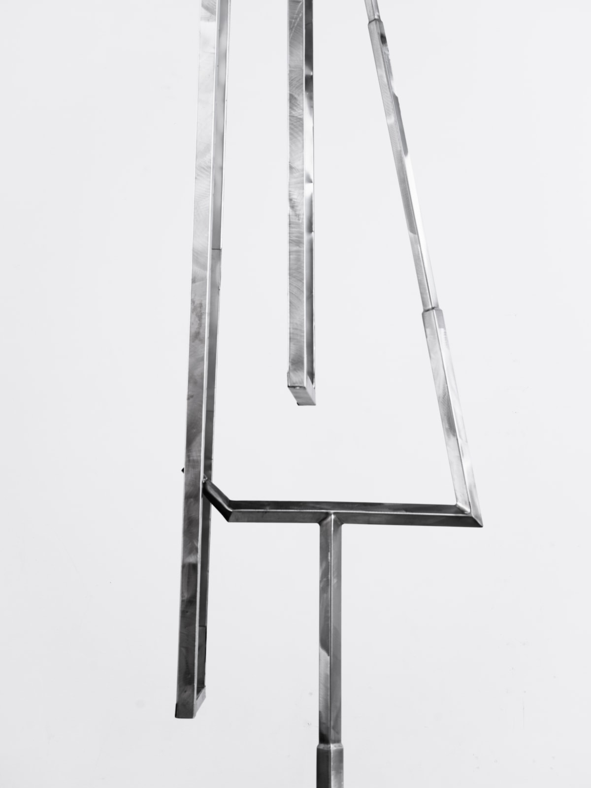 George Rickey, Open Rectangles One Up One Down Excentric with Acute Angle II, 1978