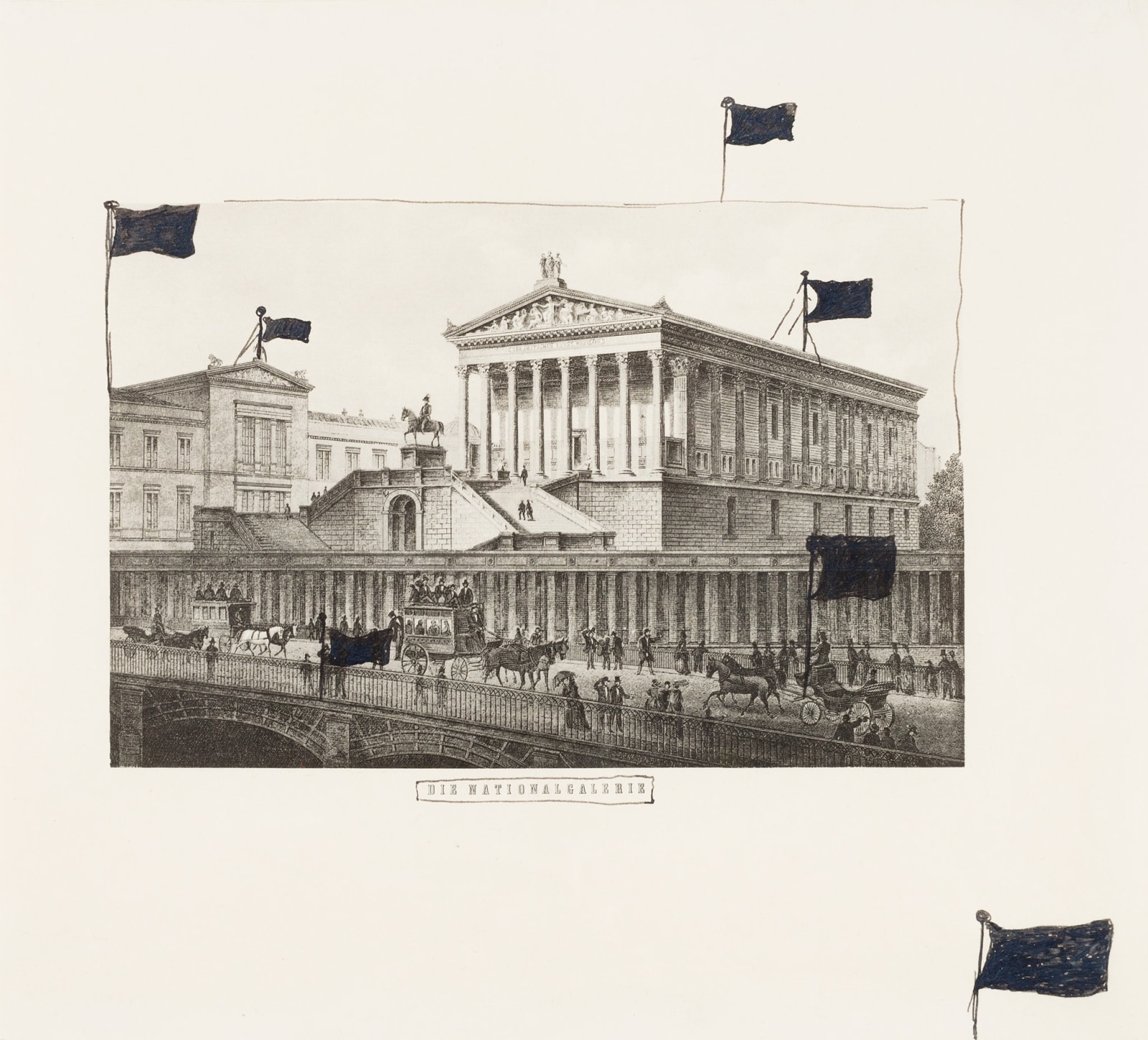 Marcel Broodthaers, Die Nationalgalerie, 1973-1974
