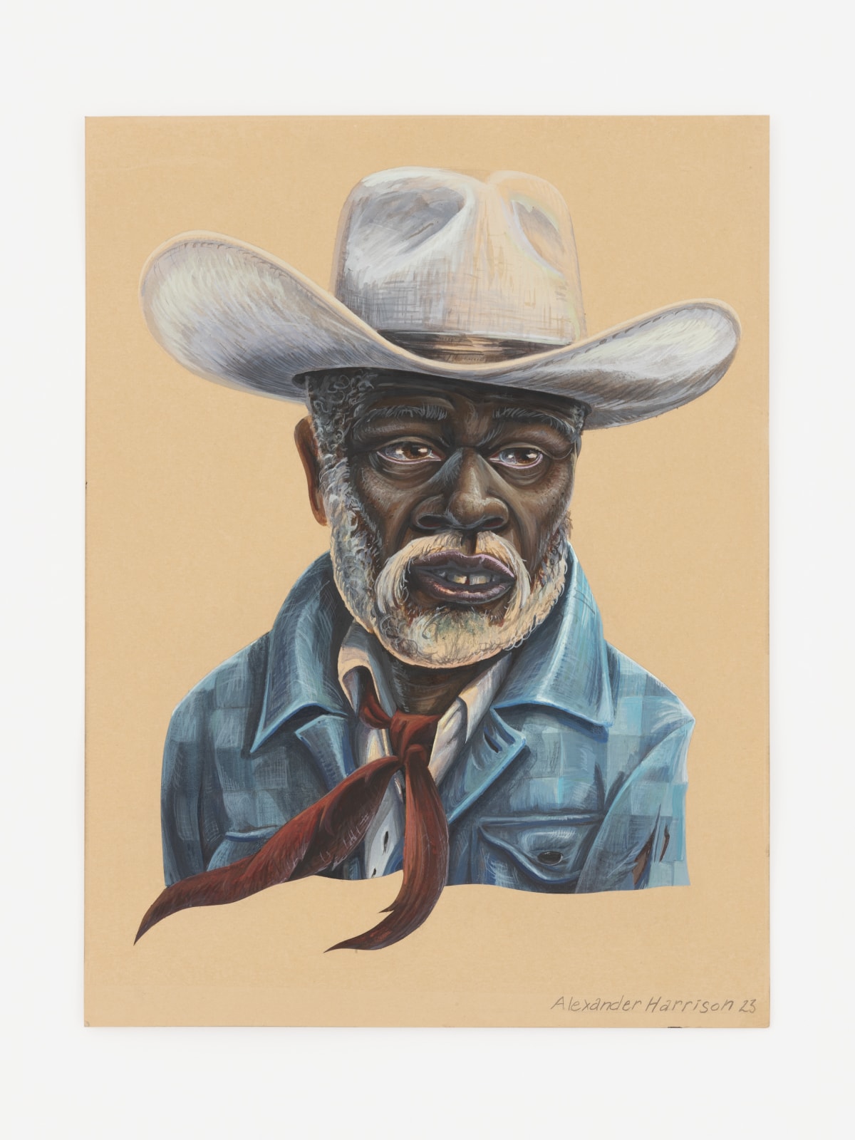 Alexander Harrison, Portrait of a Cowboy, 2023