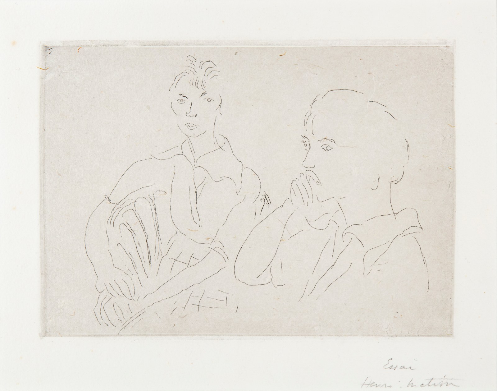 Henri Matisse, Double portrait de Josette Gris (Double Portrait of Josette Gris), 1915
