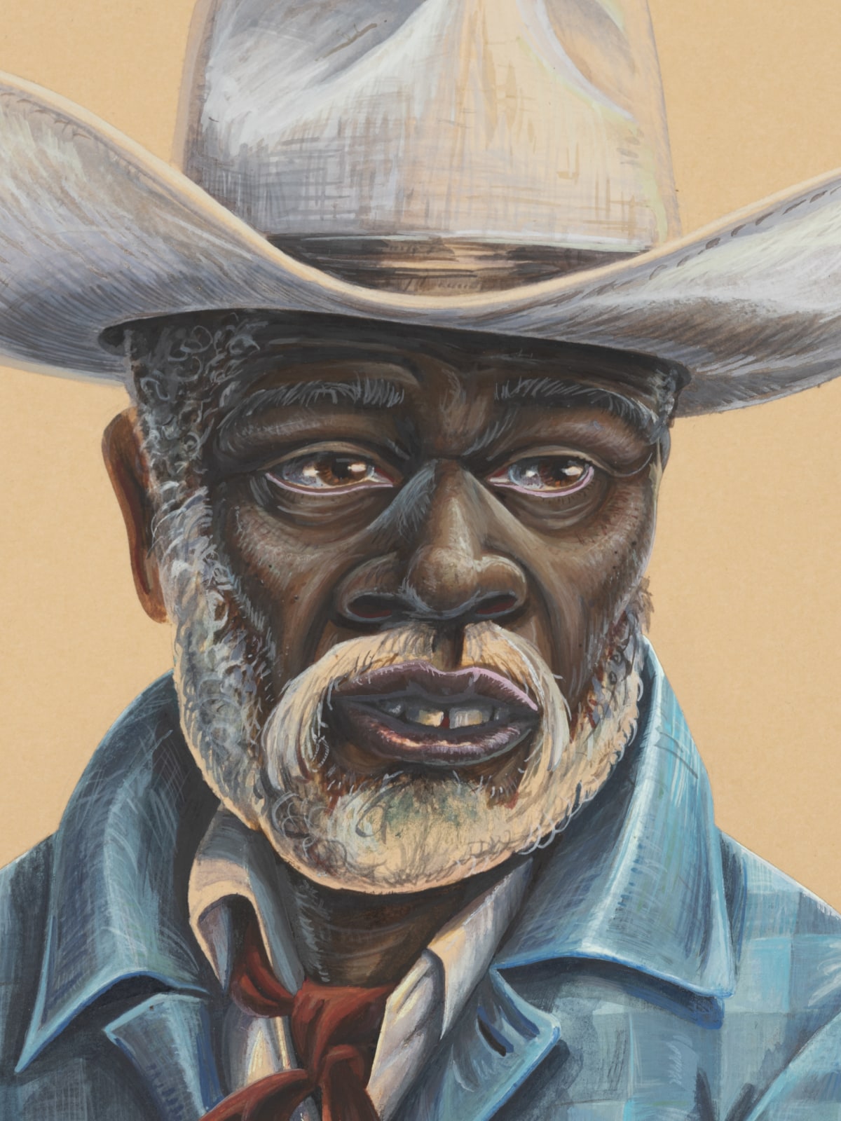 Alexander Harrison, Portrait of a Cowboy, 2023