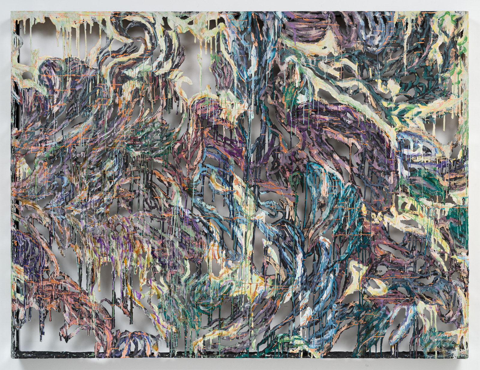 Diana Al-Hadid, Purple Forest, 2022