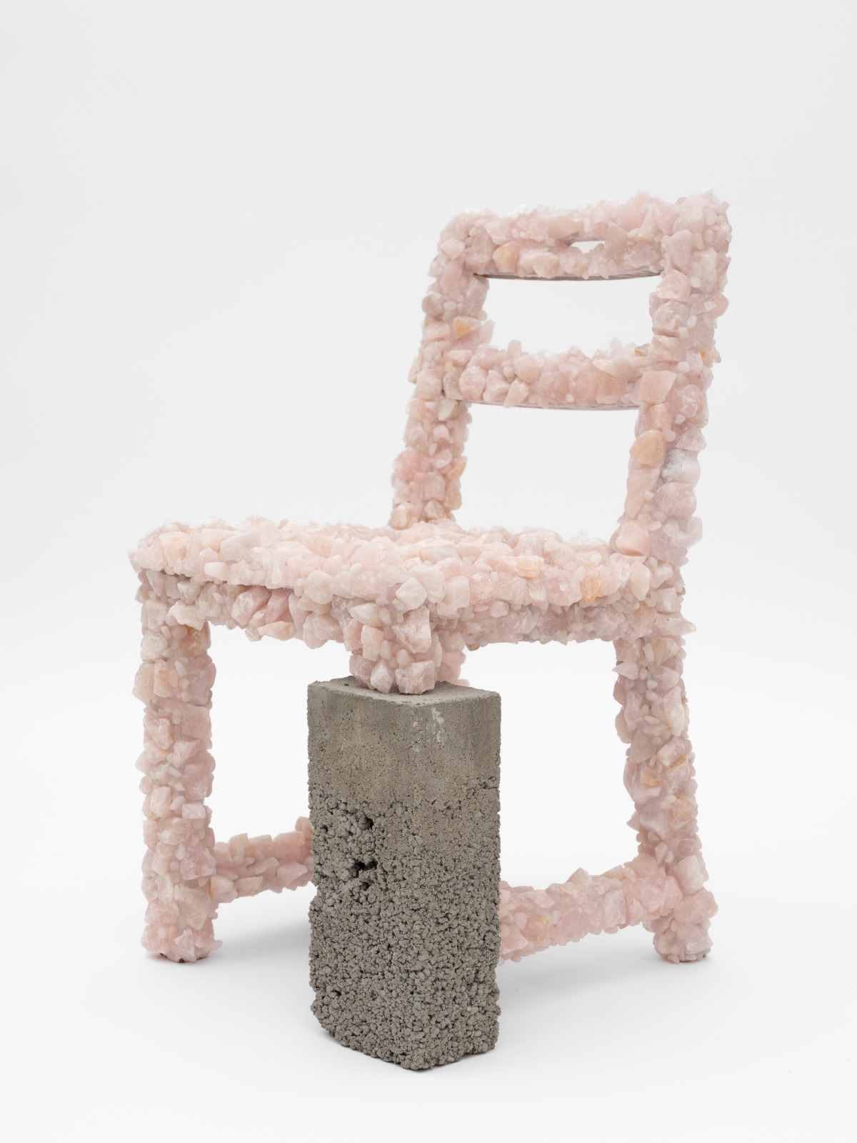 vanessa german, THE ROSE QUARTZ CHAIR, 2024