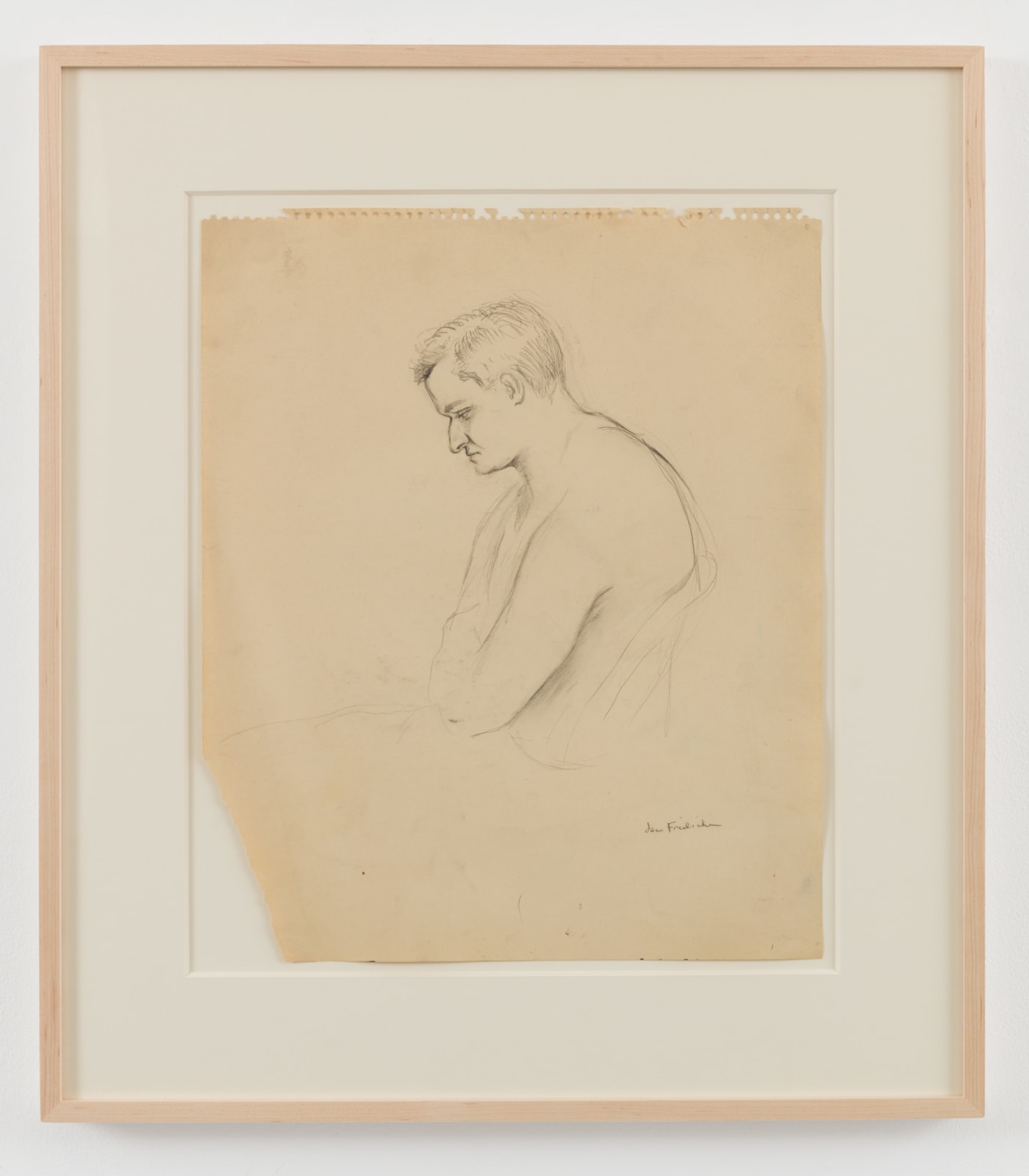 Jane Freilicher, Untitled (Portrait of John Ashbery), ca. 1954
