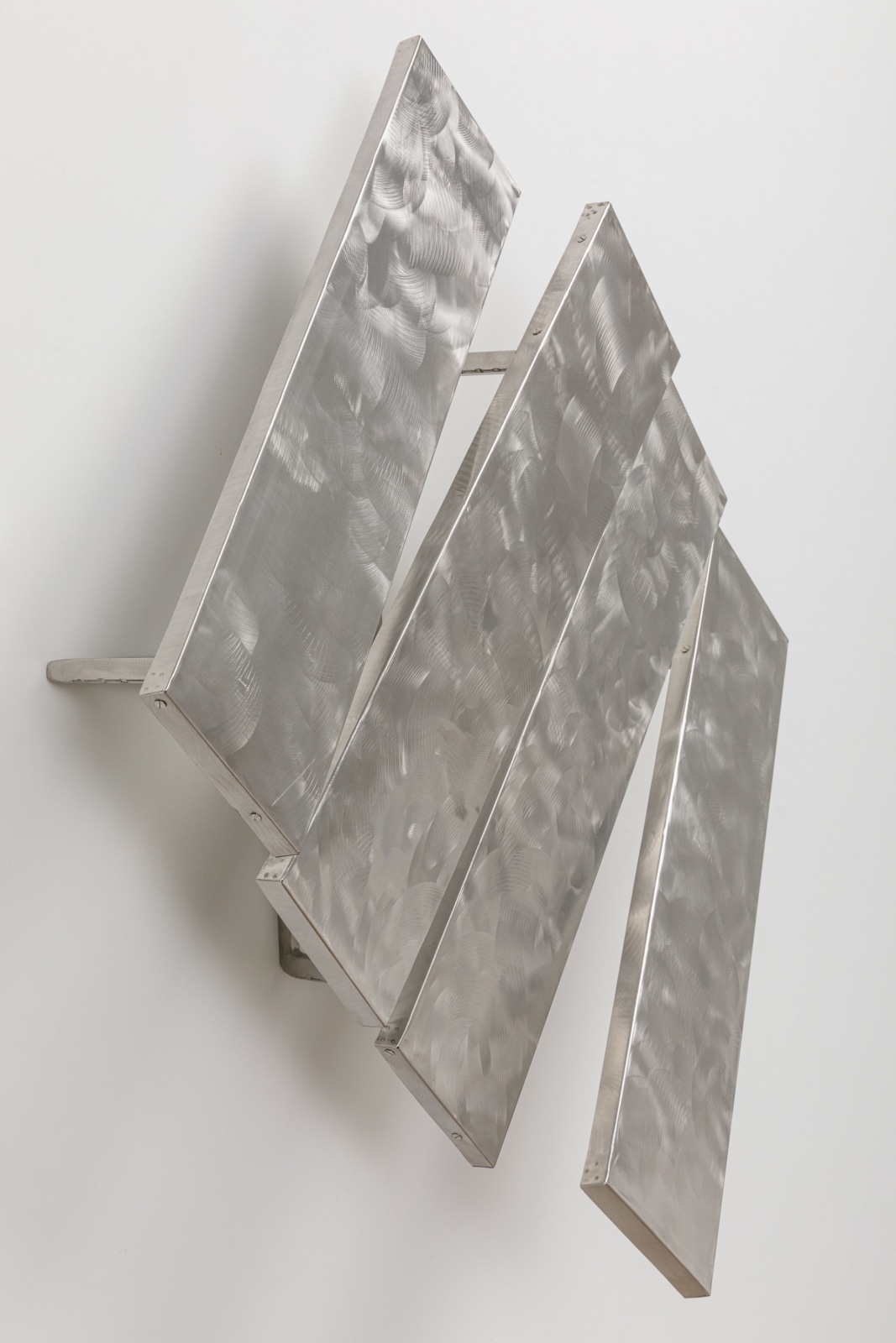 George Rickey, Four Rectangles Oblique Wall, 1972-1973